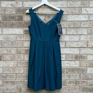 Teal J. Crew Dress with Pockets